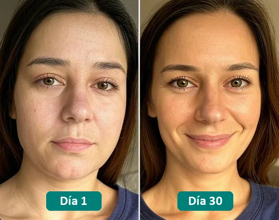 Antes y después: día 1 y día 30